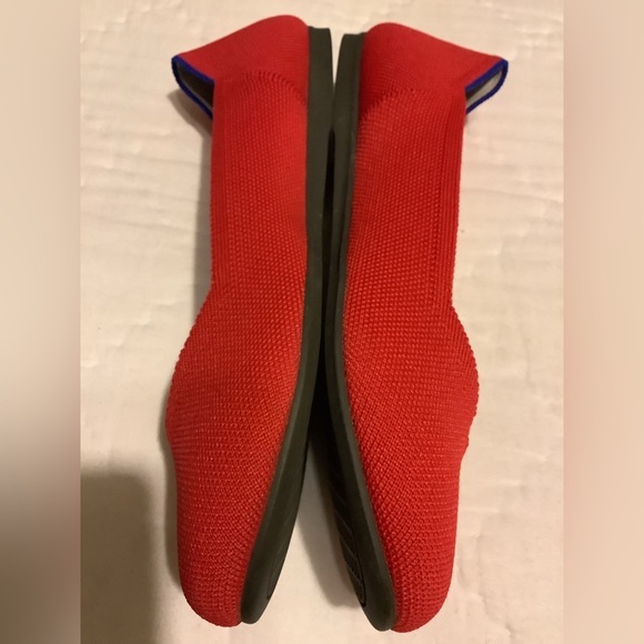 Rothys Flat Red Textile Ballet Shoes Size 9.5 - Picture 8 of 8